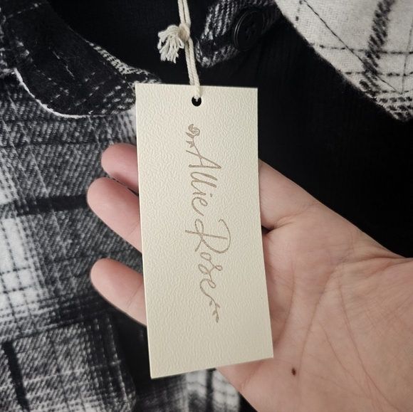 Boutique Brand NWT Corduroy And Plaid Shacket Dress - Picture 4 of 10